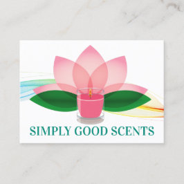 Kaarsenmakerij, Spa, Retail Gift Shop Visitekaartj Visitekaartje