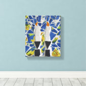 Kaarsenmozaïek Canvas Afdruk (Insitu (Houten vloer))