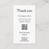 Kaarsenverzorging instructies dank u korting toevo informatiekaartje (Voorkant)