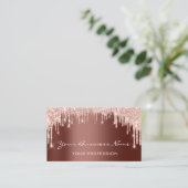 Kaarser Nails Makeup Brown Roos Drift Visitekaartje (Staand voorkant)