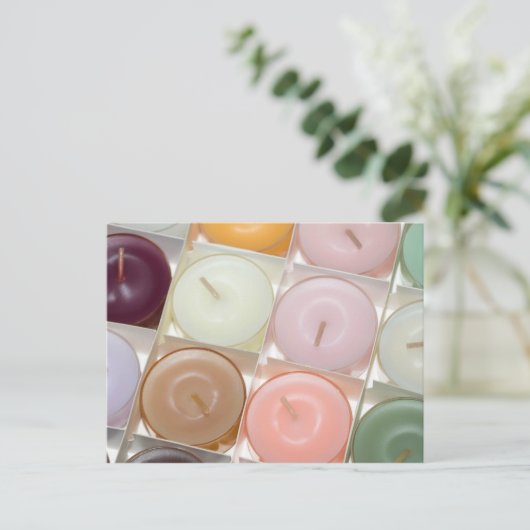 kaarsfeest ansichtkaart briefkaart (Staand voorkant)