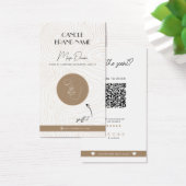 Kaarsgeur Kaart, Kaarsmonsters invoegen Visitekaartje (Bureau)