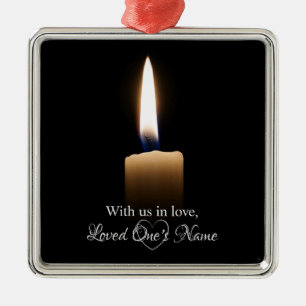 Kaarsiannament "Met ons in liefde" HAMbyWG Metalen Ornament