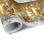 kaarslicht cadeaupapier (Rol Hoek)