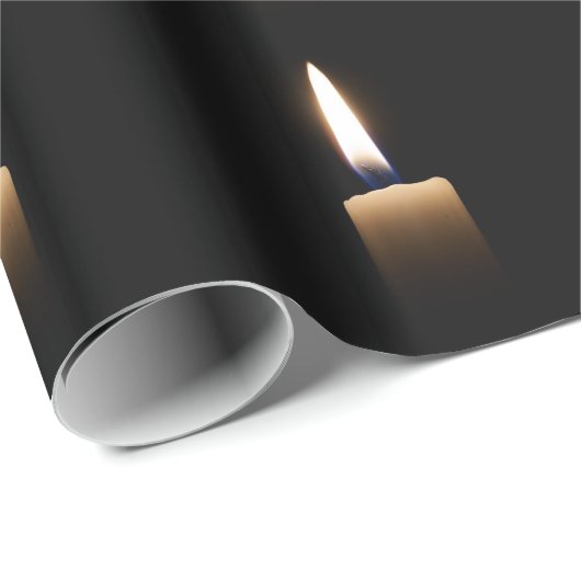 Kaarslicht Cadeaupapier (Rol Hoek)