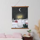 kaarslicht hangend wandkleed (Slaapkamer)