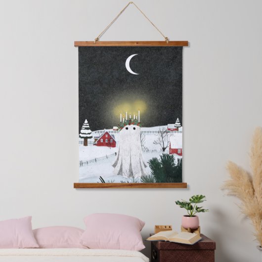 kaarslicht hangend wandkleed (Slaapkamer)