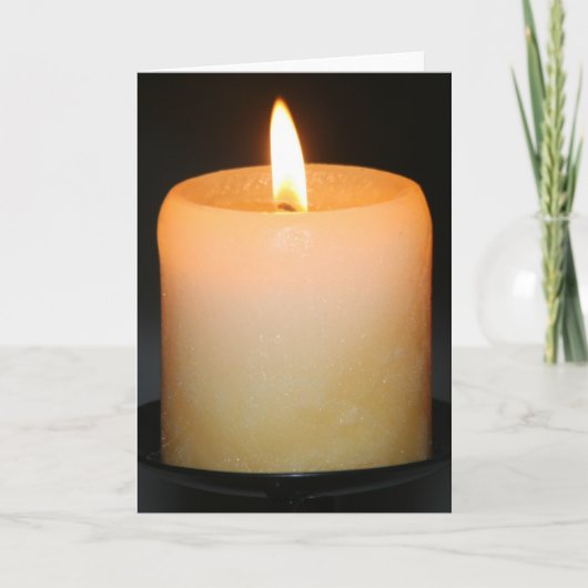 kaarslicht kaart (Voorkant)