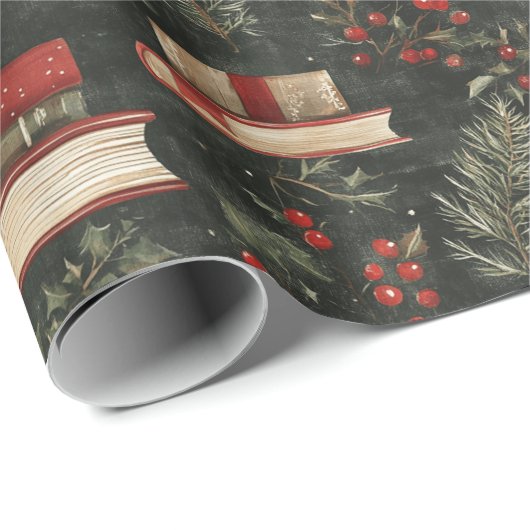 Kaarslicht kerstinpakpapier cadeaupapier (Rol Hoek)