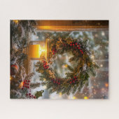 kaarslicht krans puzzel (Horizontaal)