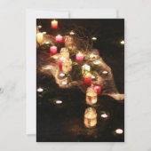 Kaarslicht Magische Avond Uitnodiging – Aanpassen (Voorkant)