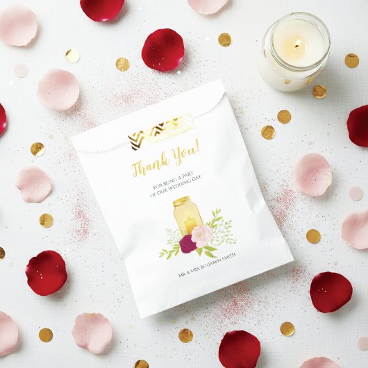 Kaarslicht roze rozen bruiloft dank u bedankzakje