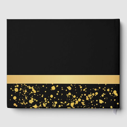 Kaarslicht Rozen Mason Jar Sparkle Wedding Gastenboek (Achterkant)