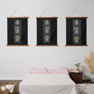 Kaarslicht schuifwandtapijt hangend wandkleed