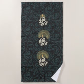 kaarslicht scroll wandtapijt strand handdoek (Voorkant)