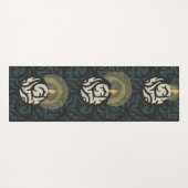kaarslicht scroll wandtapijt yoga mat (Achterkant (horizontaal))