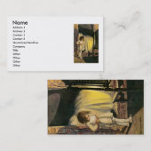 Kaarslicht Visitekaartje (Voorkant / Achterkant)