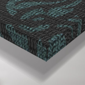 Kaarslicht wandtapijt weven Stretched Canvas Print