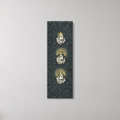 Kaarslicht wandtapijt weven Stretched Canvas Print (Voorkant)