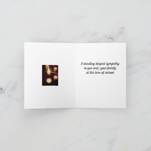 Kaarslichtkaart Kaart (Binnen)