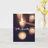 Kaarslichtkaart Kaart (Gele Bloem)