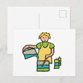 kaarsmakerij briefkaart (Voorkant / Achterkant)