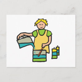 kaarsmakerij briefkaart