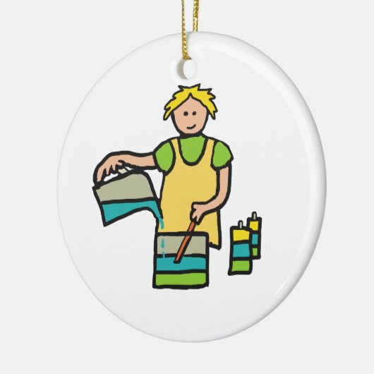 kaarsmakerij keramisch ornament (Links)