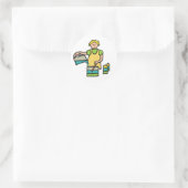 kaarsmakerij ronde sticker (Tas)