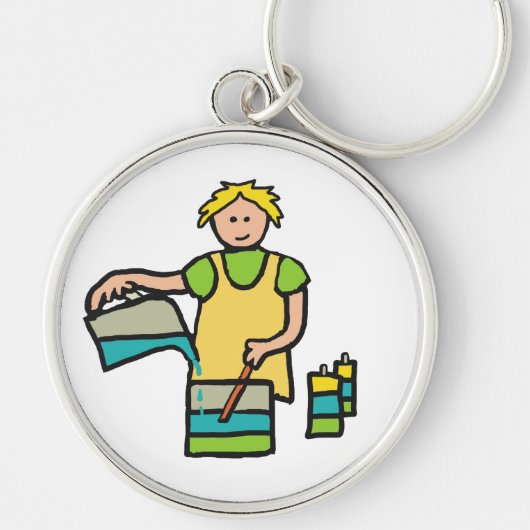 kaarsmakerij sleutelhanger (Voorkant)