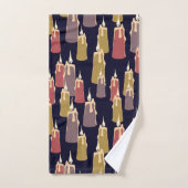 kaarspatroon bad handdoek (Handdoek)