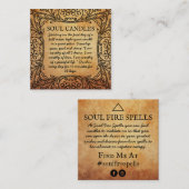 Kaarspellinginstructie Vierkante Visitekaartje (Voorkant / Achterkant)