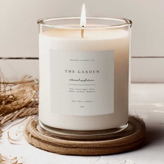 Kaarssticker Zakelijk Productlabel Pot Merken Vierkante Sticker