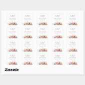 Kaarsstickers Vierkante Sticker (Vel)