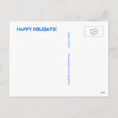 Kaarsvakantie kaart Kerst Chanoeka Thanksgiving (Achterkant)