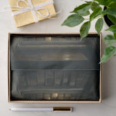 Kaarsverlichte bibliotheek trap decoupage tissuepapier (Geschenk)