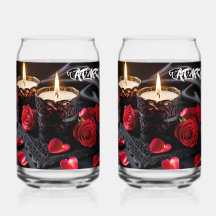 Kaarsverlichte Romance Drinkware Set