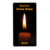 Kaarsvlam Bier Label (Voorkant)