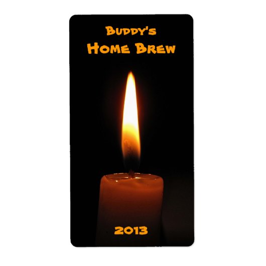 Kaarsvlam Bier Label (Voorkant)