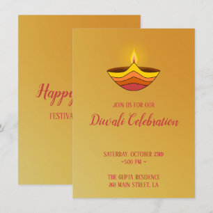 Kaarsvlam op gele achtergrond kaart