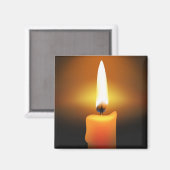 Kaarsvlammagneet Magneet (Voorkant / Achterkant)