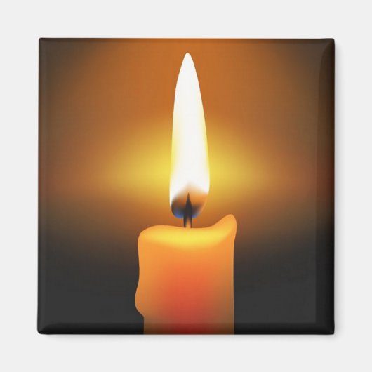 Kaarsvlammagneet Magneet (Voorkant)