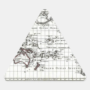 kaart 1806 - Australasie en polynesie Sticker