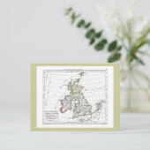 Kaart 1806 - Les Isles Britanniques (Staand voorkant)