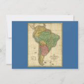  kaart 1826 Zuid-Amerika van Anthony Finley (Achterkant)