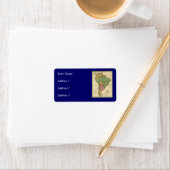  kaart 1826 Zuid-Amerika van Anthony Finley Etiket (Insitu)