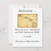 kaart 1837 Hawaii - Hawaiiaanse eilanden (Achterkant)