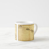  kaart 1837 Hawaii - Hawaiiaanse eilanden Espresso Kop (Voorkant rechts)