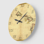  kaart 1837 Hawaii - Hawaiiaanse eilanden Grote Klok (Hoek)