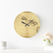  kaart 1837 Hawaii - Hawaiiaanse eilanden Grote Klok (Huis)